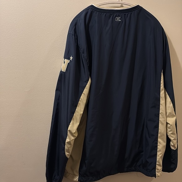 United States Navy Blue and gold Pullover Jacket - windbreaker - XL - Picture 8 of 8